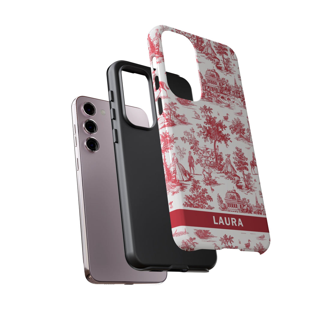 Premium Tough Personalized Initial Custom Gift Cute Phone Cases for Samsung Galaxy S24, S23, S22, S21 Plus, Ultra, Iphone 16, 15, 14 Pro Max - Studio40ParkLane