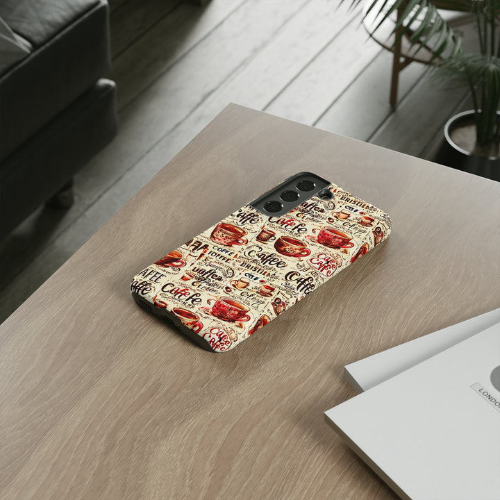 Cute Samsung Phone Case | Aesthetic Samsung Phone Case | Galaxy S23, S22, S21, S20 | Paris Coffee Cup, Protective Phone Case - Studio40ParkLane