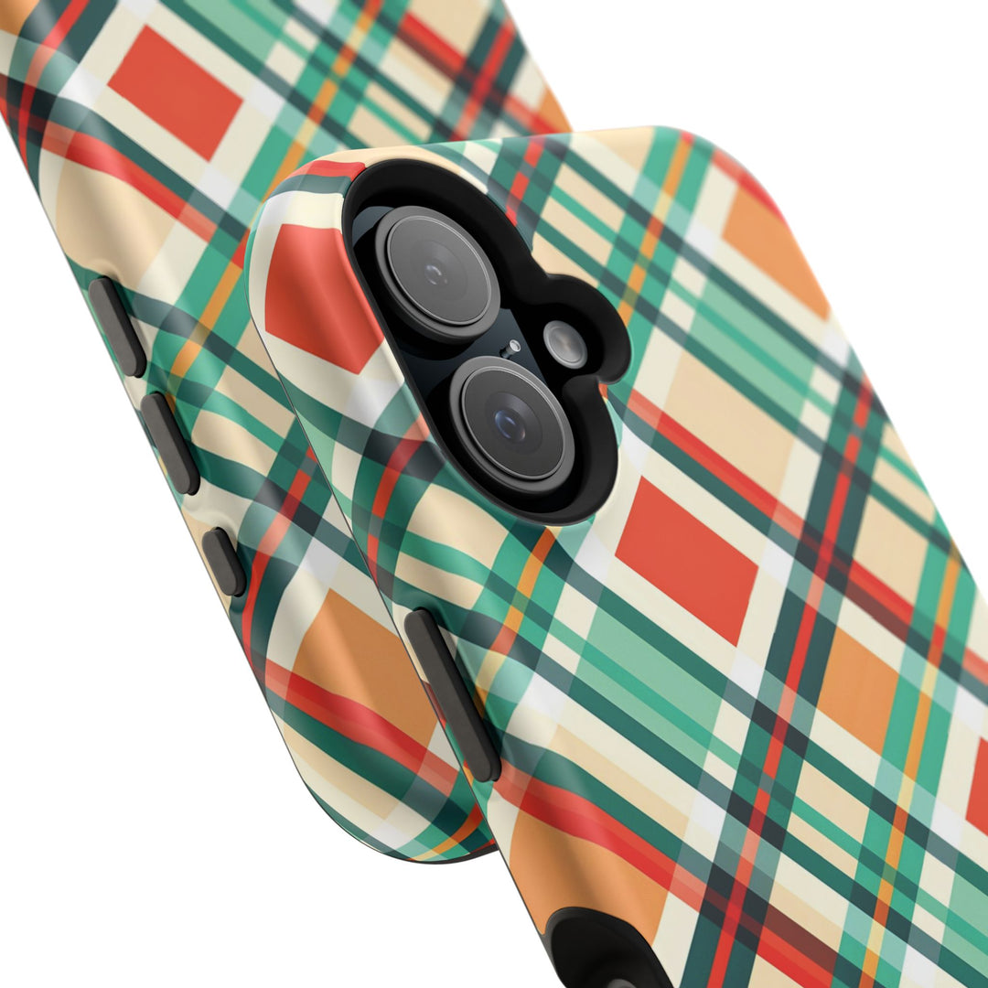 Checkered Plaid Magsafe Gift for Her Cute Phone Case for Iphone, | iPhone 16 | iPhone 15 Pro Max, Iphone 14 Pro Max, 13 12 11 10 9 8 7 - Studio40ParkLane