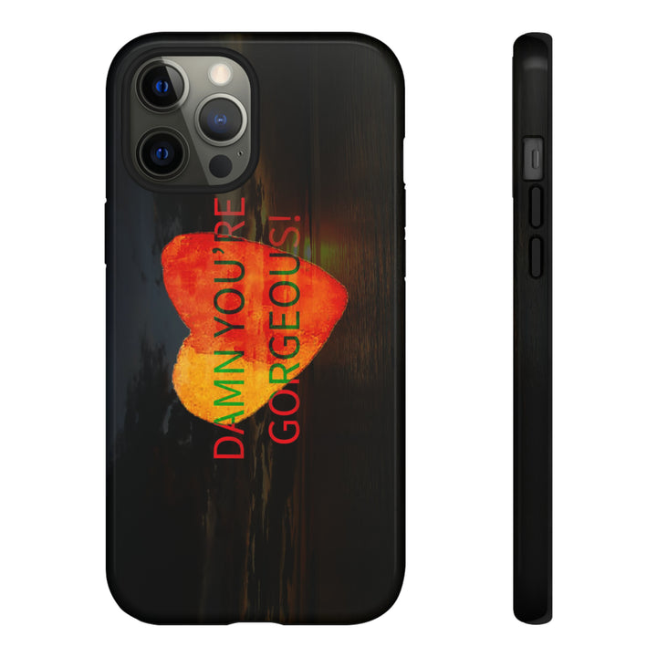 Cute IPhone Case | iPhone 15 Case | iPhone 15 Pro Max Case, Iphone 14 Case, Iphone 14 Pro Max Case IPhone Case for Art Lovers, Heart Sunset - Studio40ParkLane