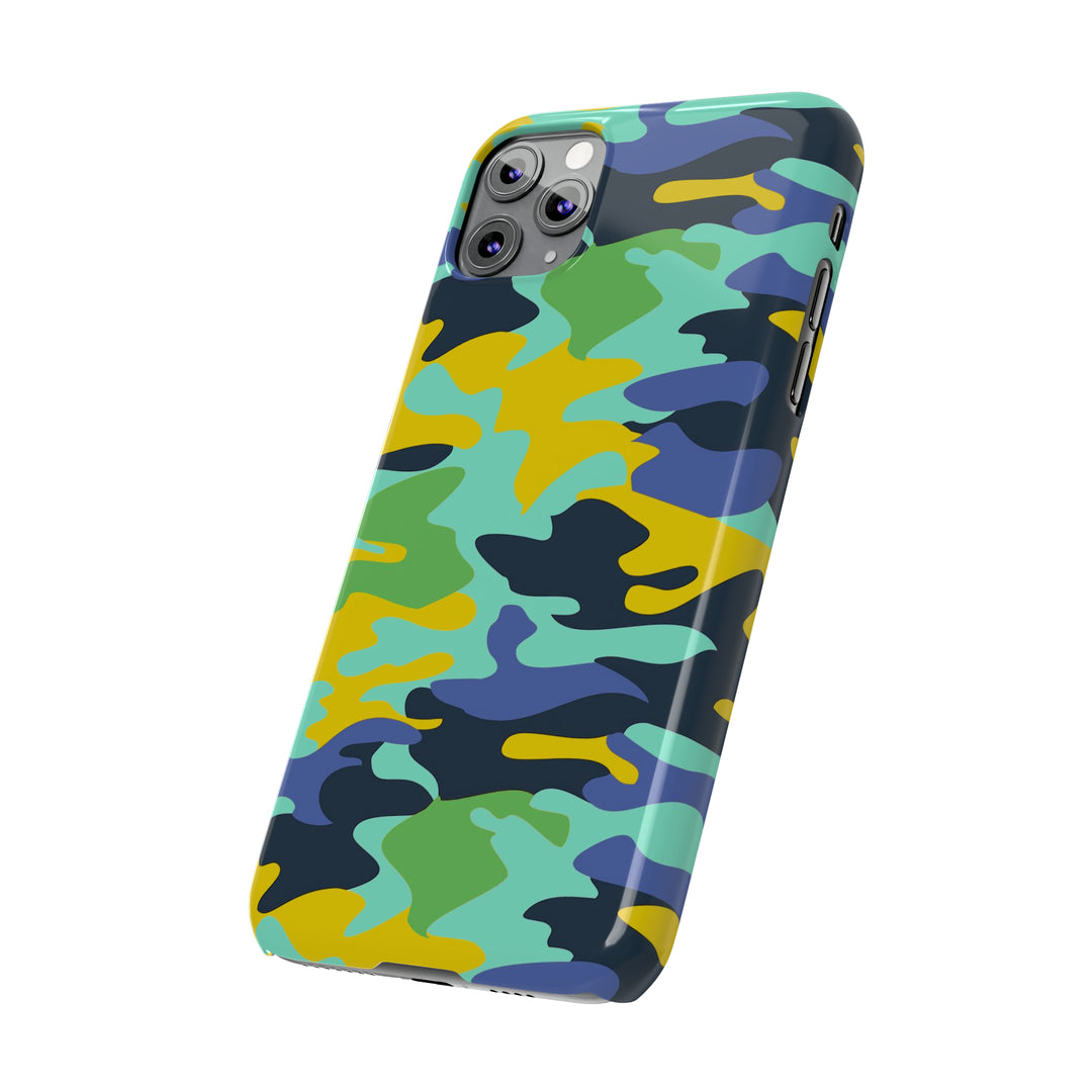 Slim Cute Phone Cases for Iphone - | iPhone 15 Case | iPhone 15 Pro Max Case, Iphone 14 Case, Iphone 14 Pro Max, Iphone 13, Late Spring Camouflage - Studio40ParkLane
