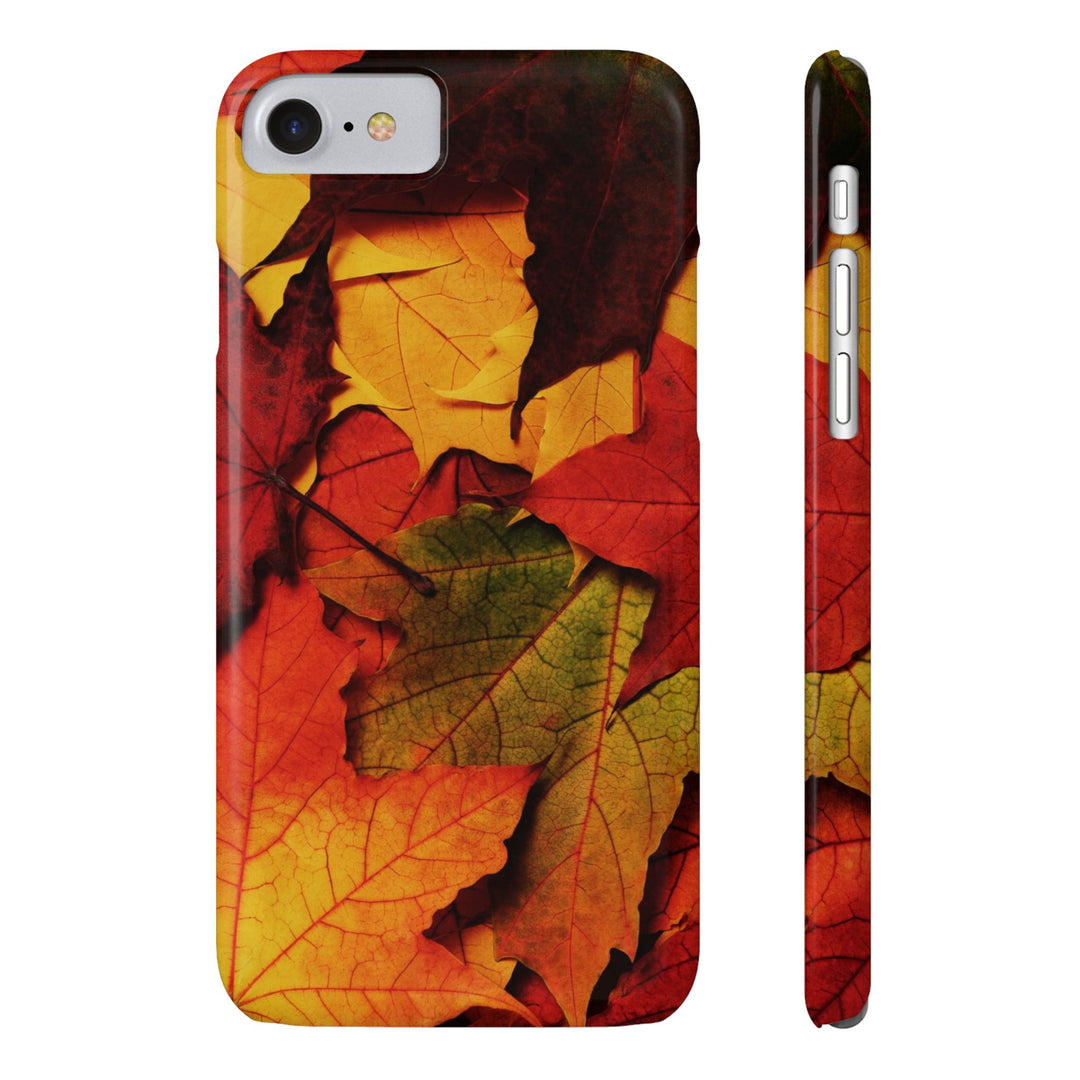 Slim Autumn Fall Leaves Gift Cute Phone Cases for Iphone 16 | iPhone 15 Case | iPhone 15 Pro Max Case, Iphone 14, Iphone 14 Pro Max, Iphone 13, Slim Mom Dad Gift - Studio40ParkLane