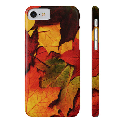 Slim Autumn Fall Leaves Gift Cute Phone Cases for Iphone 16 | iPhone 15 Case | iPhone 15 Pro Max Case, Iphone 14, Iphone 14 Pro Max, Iphone 13, Slim Mom Dad Gift