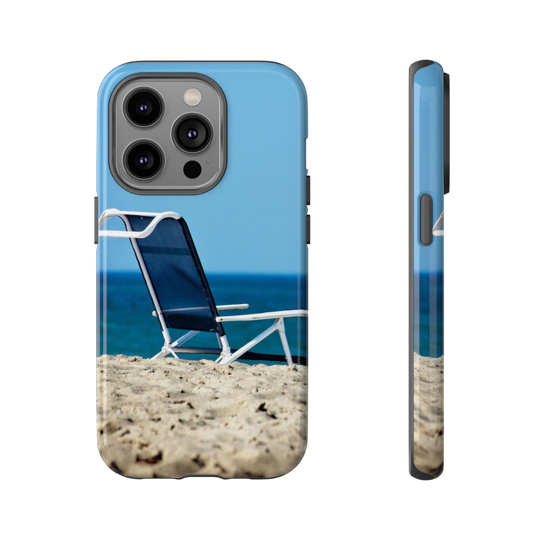 Cute Samsung Case | Cool Iphone Case | Summer Blue Beach Chair, Samsung S24, S23, S22, S21, IPhone 15 Case | Iphone 14 Case, Iphone 13 Case - Studio40ParkLane
