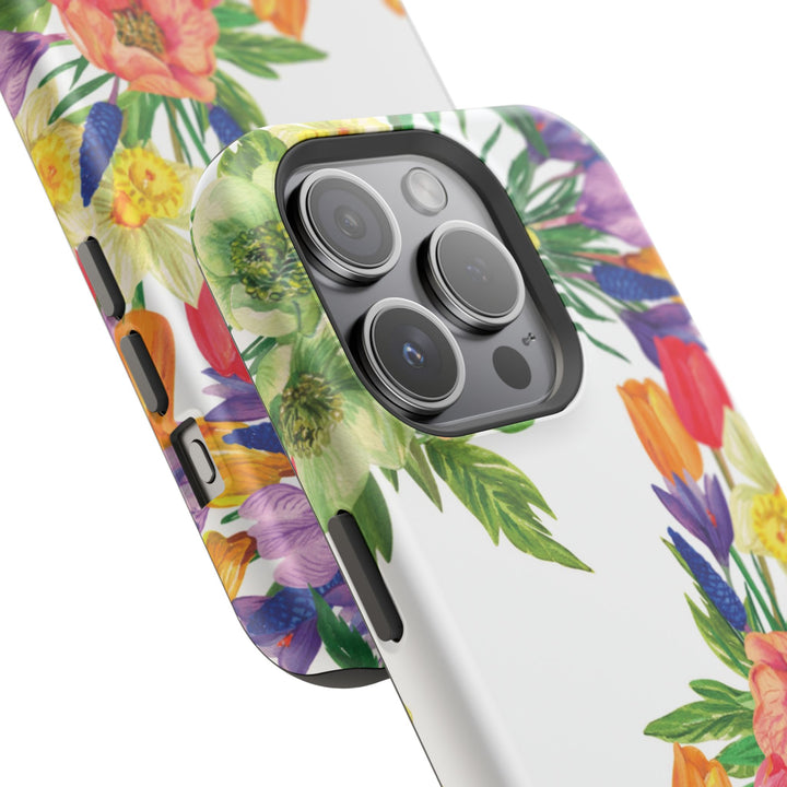 Spring Flowers Magsafe Cute Phone Case for Iphone Gift for Her, iPhone 16 Case iPhone 15 Pro Max Case, Iphone 14, Iphone 14 Pro Max, 13, 12 - Studio40ParkLane
