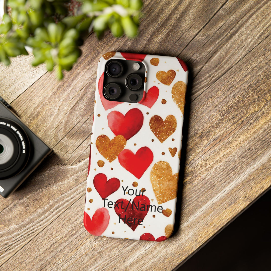 Slim Custom Personalized Valentine Love Gift for Her Cute Phone Cases for Iphone 16 Pro Max | iPhone 15 Case | iPhone 15 Pro Max Case, Iphone 14 - Studio40ParkLane