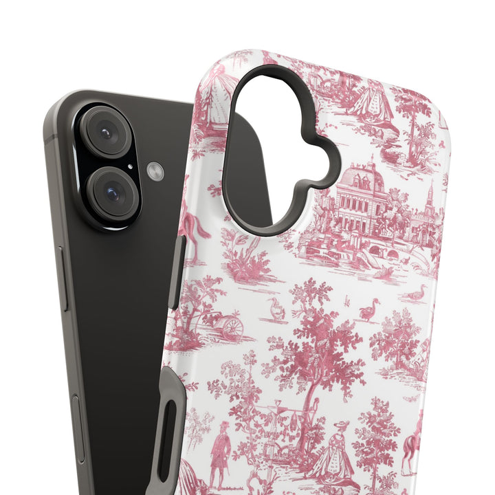 Magsafe French Toile Personalized Initial Custom Gift Cute Phone Cases for Iphone 16 Pro Max | iPhone 15, Pro Max Case, Iphone 14, 13, 12, 11, 10 - Studio40ParkLane