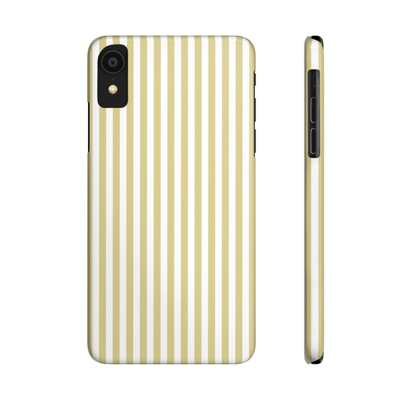 Slim Soft Yellow Striped Cute Phone Case for Iphone 16 - | iPhone 15 Pro Max Case | iPhone 14 Case Iphone 13 12 11 10 9 8 7 XS Gift for Her - Studio40ParkLane