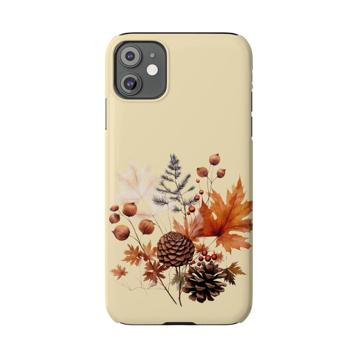 Slim Fall Leaves Foliage Cute Phone Cases for Iphone 16 | iPhone 15 Case | iPhone 15 Pro Max Case, Iphone 14, Iphone 14 Pro Max, Iphone 13, Slim Mom Dad Gift - Studio40ParkLane
