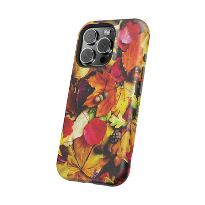 Aesthetic Tough Magsafe Fall Leaves Foliage Phone Case - For iPhone 17 Pro Max iPhone 16 Pro iPhone 15 Iphone 14 Plus 13 Pro 12 11 10 - Studio40ParkLane