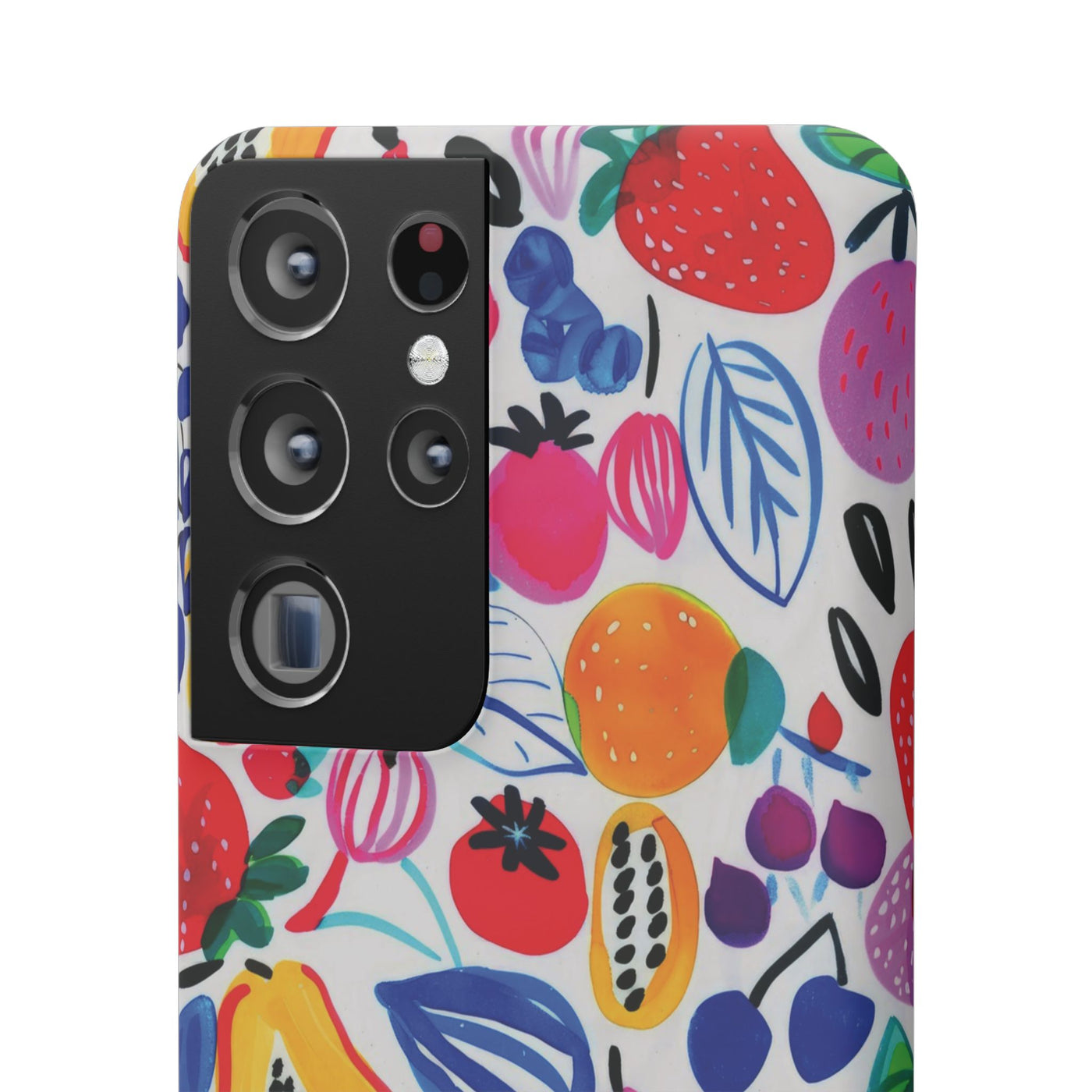 Snap Summer Fruit Gift for Her Cute Phone Cases for Samsung Galaxy S24, S23, S22, S21, S20, Plus, Ultra, Iphone 16, 15, 14, Pro and Max