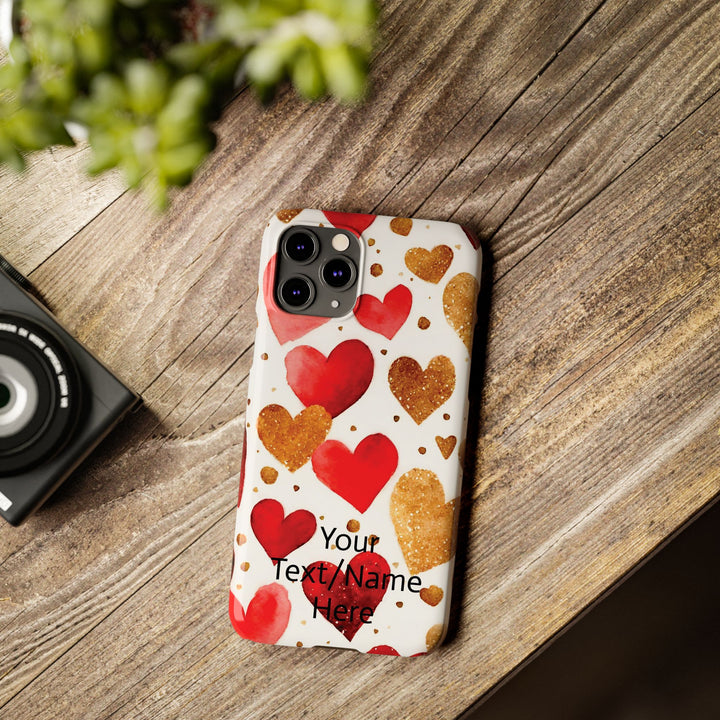 Slim Custom Personalized Valentine Love Gift for Her Cute Phone Cases for Iphone 16 Pro Max | iPhone 15 Case | iPhone 15 Pro Max Case, Iphone 14 - Studio40ParkLane