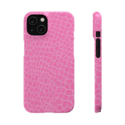 Snap Non Leather Pink Color Pattern Gift for Her Cute Phone Cases for Samsung Galaxy S24, S23, S22, S21, S20, Plus, Ultra, Iphone 16, 15, 14, Pro and Max - Studio40ParkLane