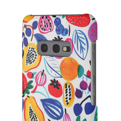 Snap Summer Fruit Gift for Her Cute Phone Cases for Samsung Galaxy S24, S23, S22, S21, S20, Plus, Ultra, Iphone 16, 15, 14, Pro and Max