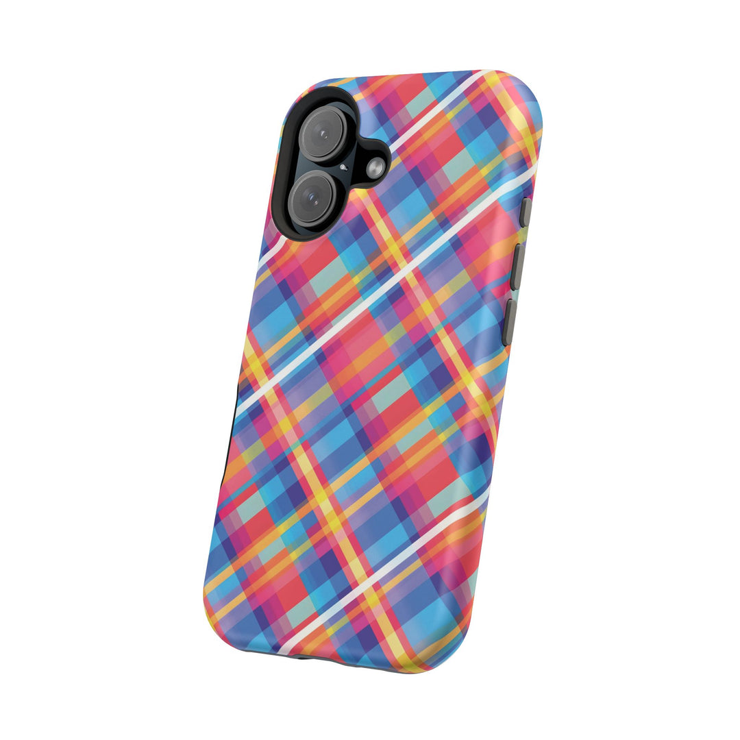 Checkered Plaid Magsafe Gift for Her Cute Phone Case for Iphone, | iPhone 16 | iPhone 15 Pro Max, Iphone 14 Pro Max, 13 12 11 10 9 8 7 - Studio40ParkLane