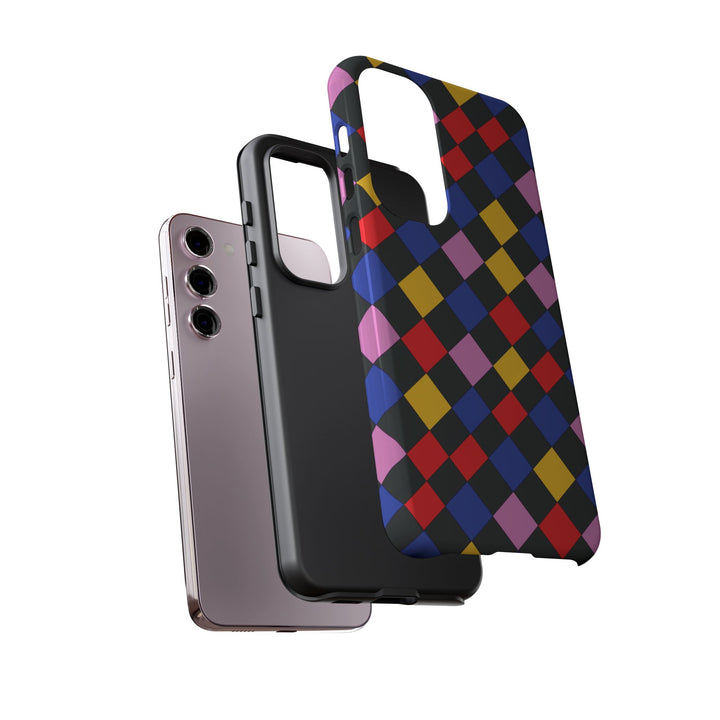 Aesthetic Tough Colorful Checkerboard Phone Case Premium - For iPhone 17 Pro Max iPhone 16 Pro iPhone 15 Iphone 14 Plus 13 Pro 12 11 10 XR - Studio40ParkLane
