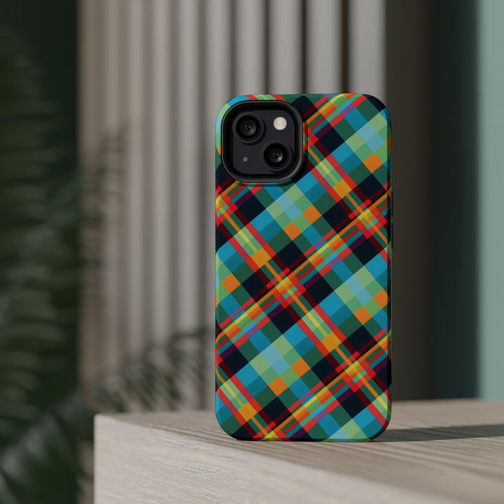 Checkered Plaid Magsafe Gift for Her Cute Phone Case for Iphone, | iPhone 16 | iPhone 15 Pro Max, Iphone 14 Pro Max, 13 12 11 10 9 8 7 - Studio40ParkLane