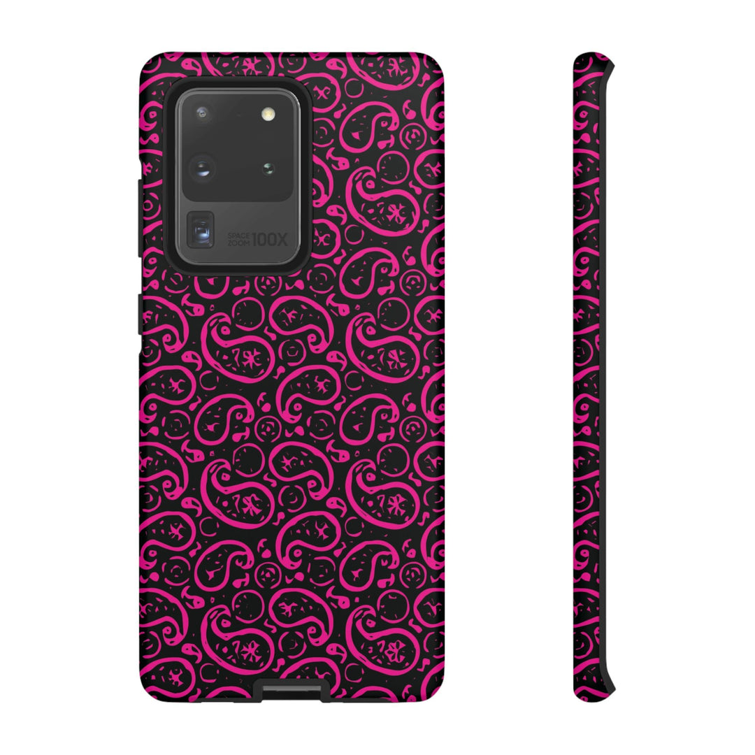 Samsung Galaxy Phone Case | Galaxy S23, S22, S21, S20 | Luxury Case Double Layered | Impact Resistant | Fashionable - Paisley 3 - Studio40ParkLane
