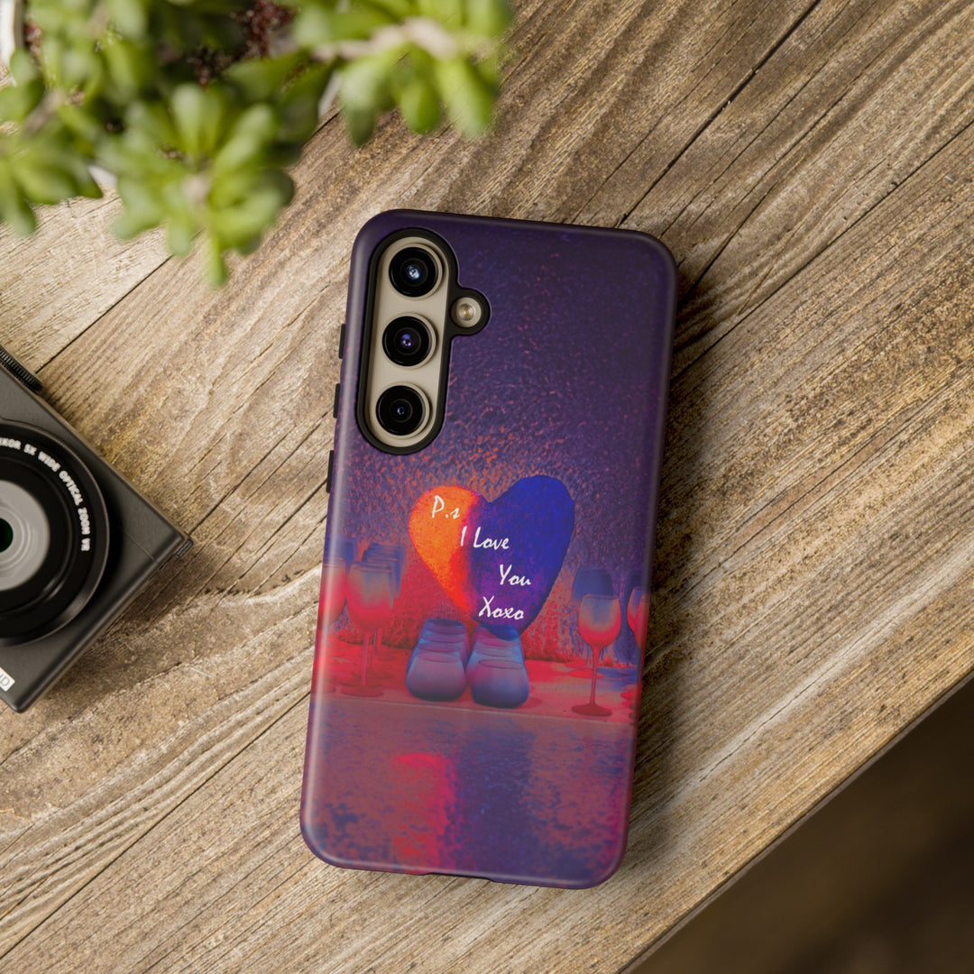 Cute Samsung Case | Cool Iphone Case | PS I love You - Heart, Samsung S24, S23, S22, S21, IPhone 15 Case | Iphone 14 Case, Iphone 13 Case - Studio40ParkLane