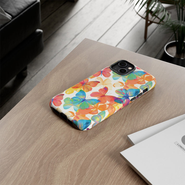 Cute Samsung Case | Cool Iphone Case | Summer Bright Butterflies, Samsung S24, S23, S22, S21, IPhone 15 Case | Iphone 14 Case, Iphone 13 Case - Studio40ParkLane