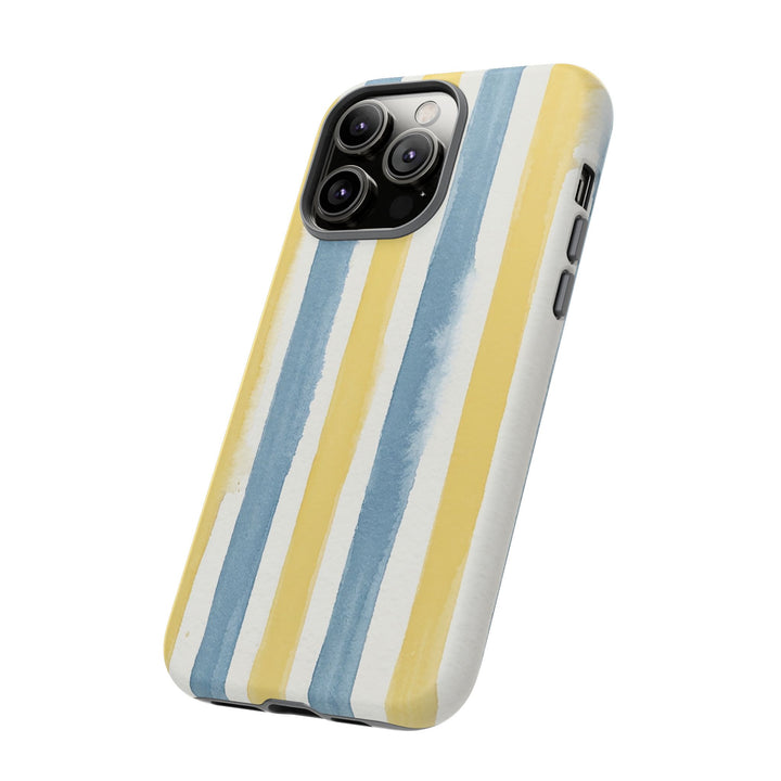 Tough Cute Yellow Stripes Phone Case, for IPhone 17 Pro Max | Iphone 17 Air, Iphone 16, IPhone 15, 14 13 12, Samsung Galaxy S26, S25, S24, S23 - Studio40ParkLane