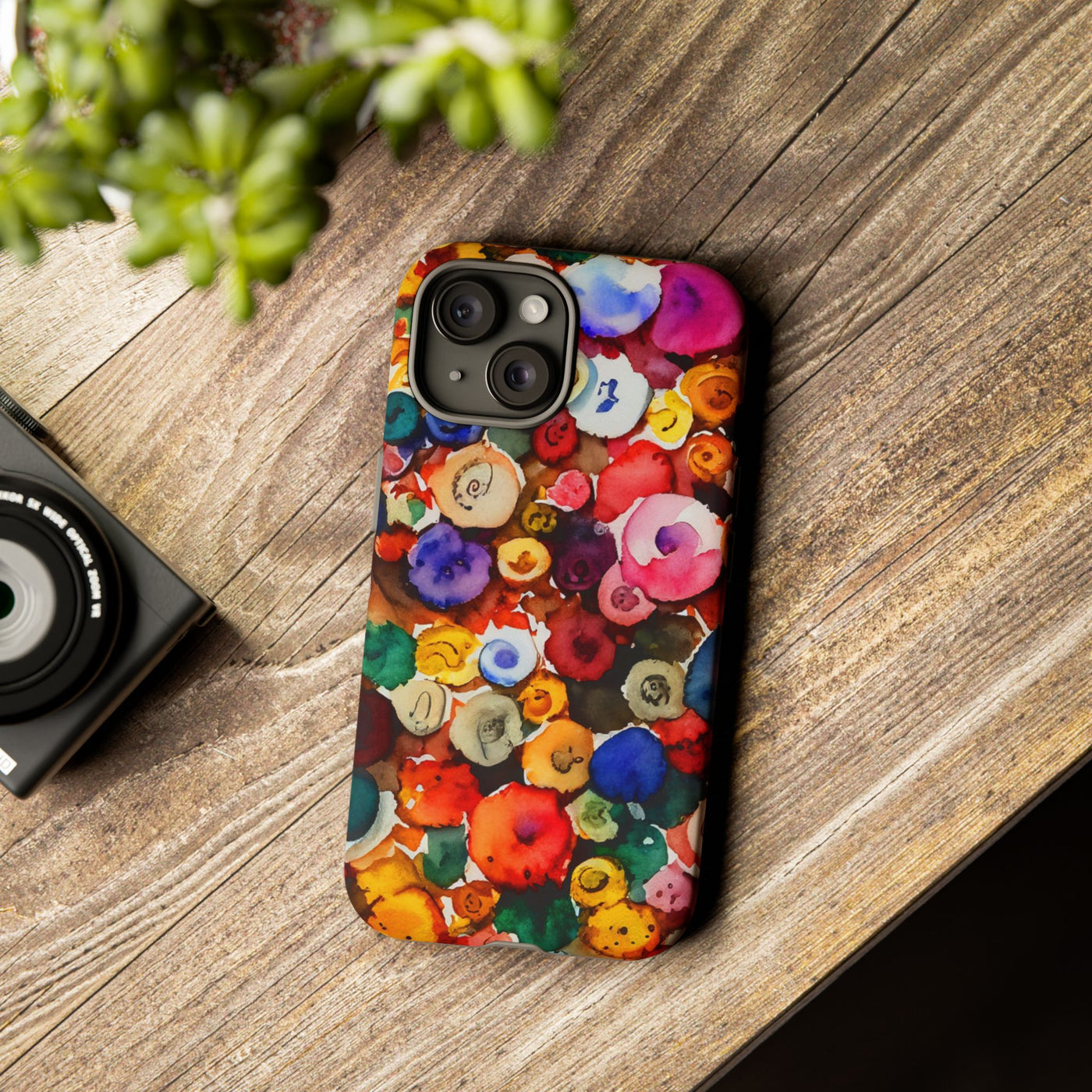 Impact Resistant, Fall Colors Buttons, Cute Phone Cases for Samsung S24, S23, S22, S21, IPhone 15 pro Iphone 14 pro Iphone 13 IPhone 12 Iphone 11