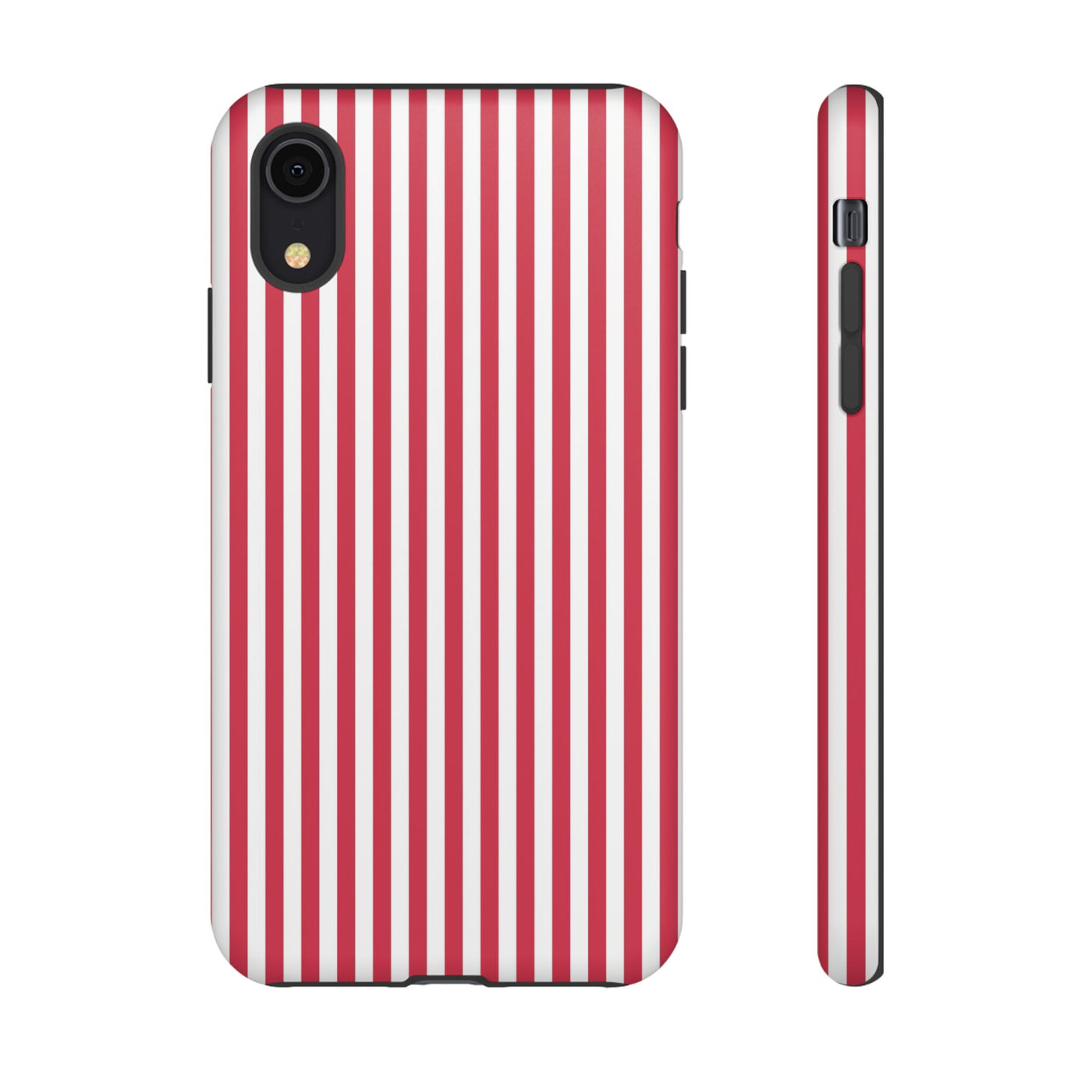Tough Premium Winterberry Stripes Phone Case Gift for Her - For Apple iPhone 16 Pro Max 16e iPhone 15 Pro iPhone Iphone 14 Plus 13 Pro 12 SE XR - Studio40ParkLane