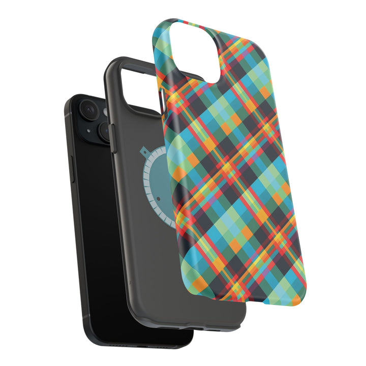 Checkered Plaid Magsafe Gift for Her Cute Phone Case for Iphone, | iPhone 16 | iPhone 15 Pro Max, Iphone 14 Pro Max, 13 12 11 10 9 8 7 - Studio40ParkLane