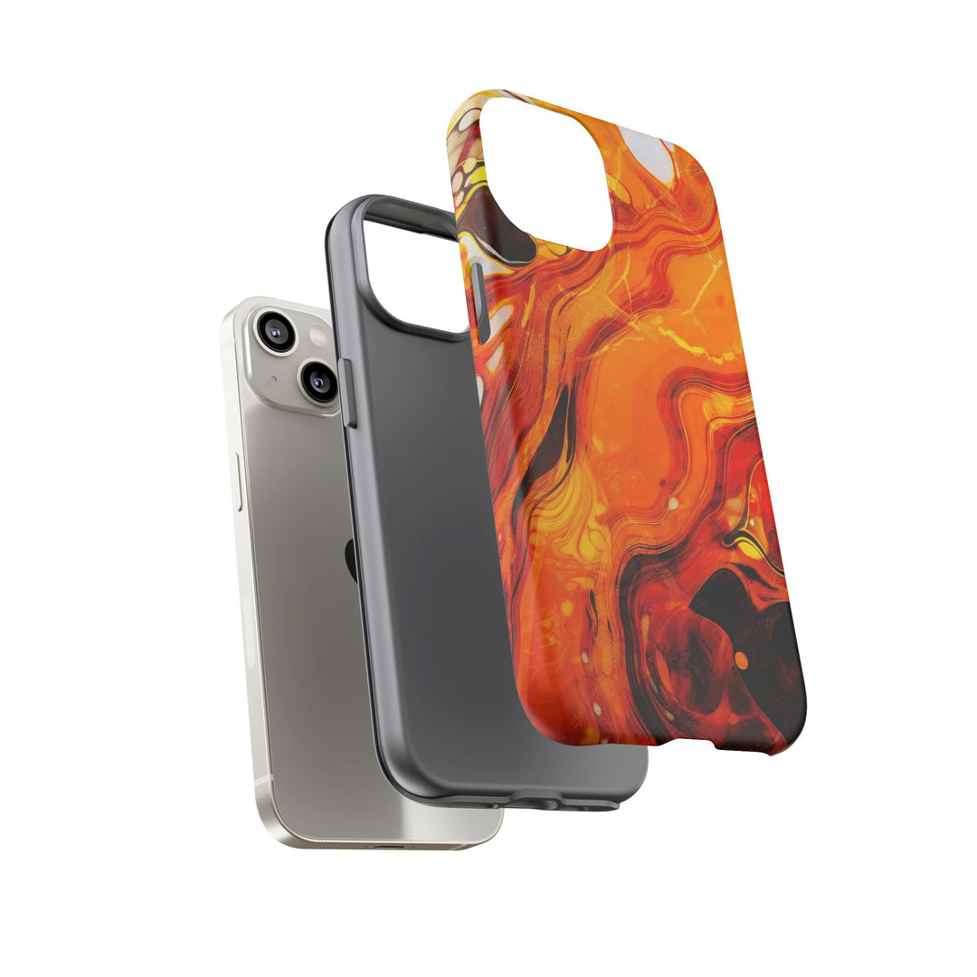 Impact Resistant, Fall Colors Marble, Cute Phone Cases for Samsung S24, S23, S22, S21, IPhone 15 pro Iphone 14 pro Iphone 13 IPhone 12 Iphone 11 - Studio40ParkLane