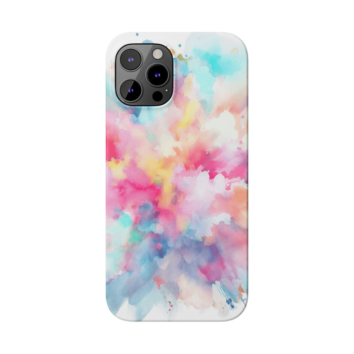 Slim Paint Splash Pink Gift for Her Cute Phone Cases for Iphone 16 Pro Max | iPhone 15 Case | iPhone 15 Pro Max Case, Iphone 14, Iphone 14 Pro Max, Iphone 13 12 11 8 7 - Studio40ParkLane