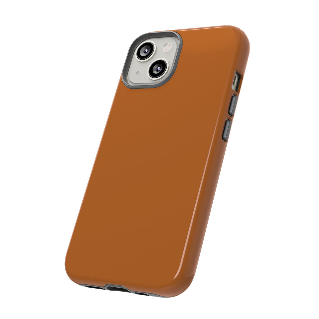 Premium Tough Rusty Brown Orange Gift for Her Cute Phone Cases for Samsung S25 S24, S23, S22, S21, Iphone, 16, 15, 14, 13 Pro Max Ultra - Studio40ParkLane