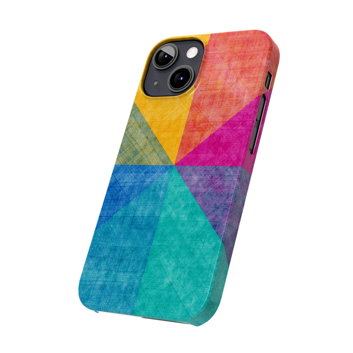 Slim Cute Phone Cases for Iphone | iPhone 15 Case | iPhone 15 Pro Max Case, Iphone 14, Iphone 14 Pro Max, Iphone 13, Abstract Colored Shapes - Studio40ParkLane