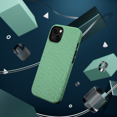 Non Leather Mint Color Pattern Magsafe Cute Phone Case for Iphone Gift for Her, | iPhone 15 Case | iPhone 15 Pro Max Case, Iphone 14, Iphone 14 Pro Max, Iphone 13, Iphone 16 - Studio40ParkLane