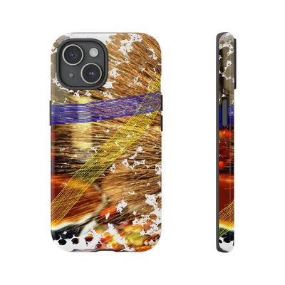 Impact Resistant, Pecan Pie Abstract, Cute Phone Cases for Samsung S24, S23, S22, S21, IPhone 15 pro Iphone 14 pro Iphone 13 IPhone 12 Iphone 11