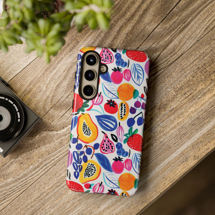 Premium Tough Summer Fruit Collage Gift for Her Cute Phone Cases for Samsung and Iphone, 16, 15, 14, S24, S23, S22, S21, S20, Plus, Ultra, Pro - Studio40ParkLane