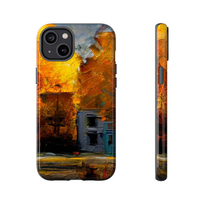 Impact Resistant, Fall Leaves Oil Painting, Cute Phone Cases for Samsung S24, S23, S22, S21, IPhone 15 pro Iphone 14 pro Iphone 13 IPhone 12 Iphone 11