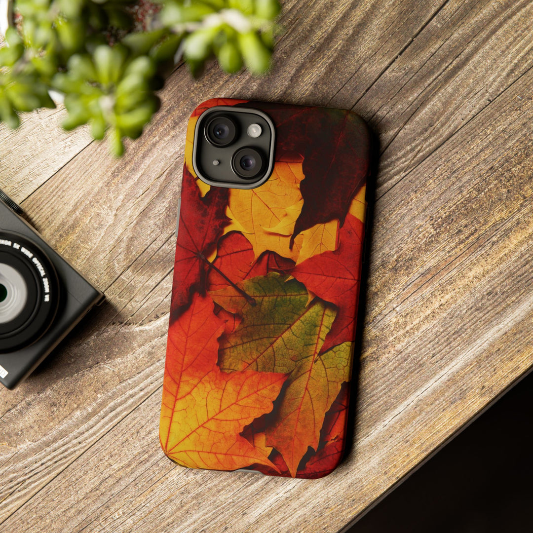 Autumn Fall Leaves Gift Cute Phone Case for, Samsung Galaxy S24, S23, S22, S21, IPhone 16 Case | Iphone 15, Iphone 14, IPhone 13 Case Mom Dad Gift - Studio40ParkLane
