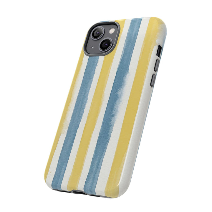 Tough Cute Yellow Stripes Phone Case, for IPhone 17 Pro Max | Iphone 17 Air, Iphone 16, IPhone 15, 14 13 12, Samsung Galaxy S26, S25, S24, S23 - Studio40ParkLane