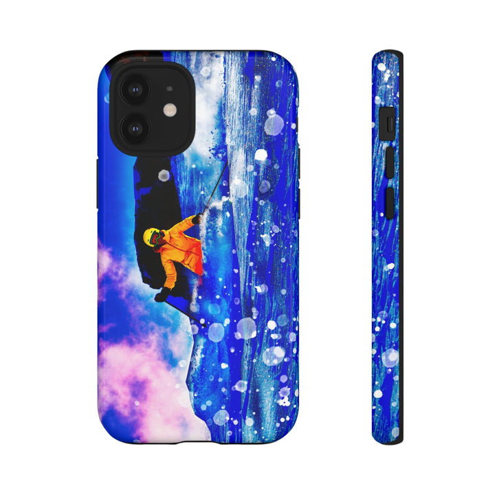 Cute IPhone Case | iPhone 15 Case | iPhone 15 Pro Max Case, Iphone 14 Case, Iphone 14 Pro Max Case IPhone Case for Art Lovers, Skier Mountain - Studio40ParkLane