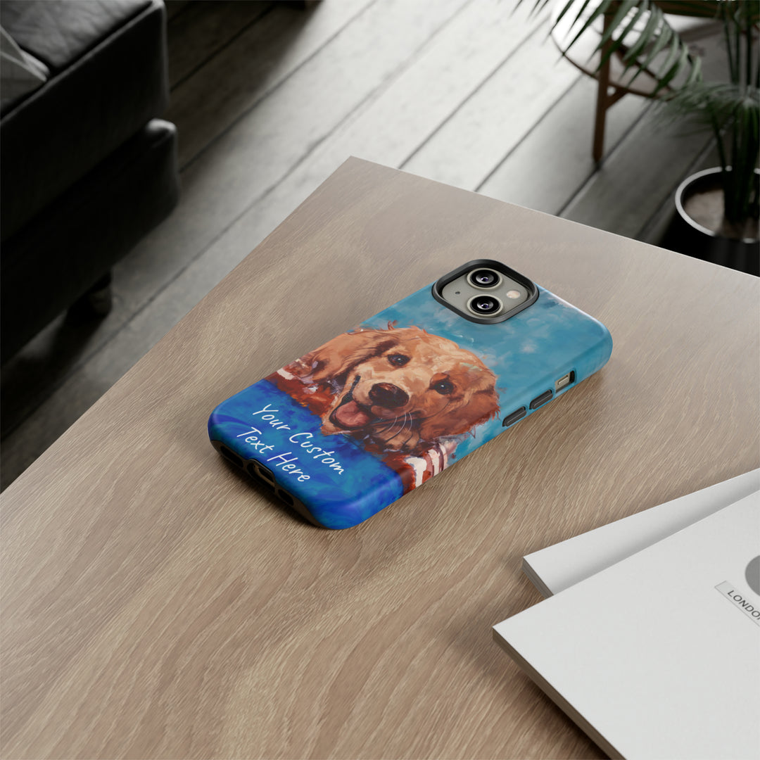 Personalize this Cute IPhone Case | Golden Retriever Dog iPhone Case, iPhone 15 Case | iPhone 15 Case, Iphone 14 Case, Iphone 14 Pro Max Case - Studio40ParkLane
