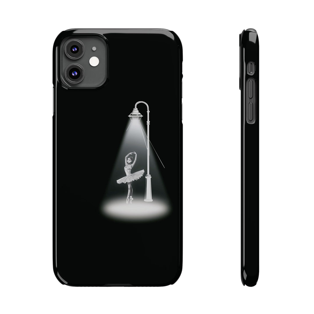 Slim Ballet Dancer Spotlight Gift for Her Cute Phone Cases for Iphone 16 Pro Max | iPhone 15 Case | iPhone 15 Pro Max Case, Iphone 14, 13, 12, 11, 10, 8, 7 - Studio40ParkLane