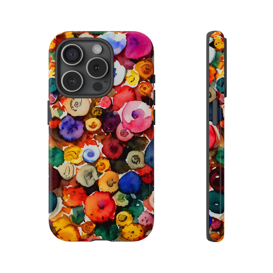 Impact Resistant, Fall Colors Buttons, Cute Phone Cases for Samsung S24, S23, S22, S21, IPhone 15 pro Iphone 14 pro Iphone 13 IPhone 12 Iphone 11 - Studio40ParkLane