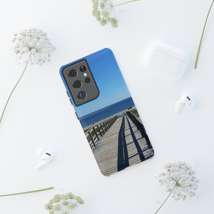 Cute Samsung Case | Cool Iphone Case | Summer Beach Walk, Samsung S24, S23, S22, S21, IPhone 15 Case | Iphone 14 Case, Iphone 13 Case - Studio40ParkLane