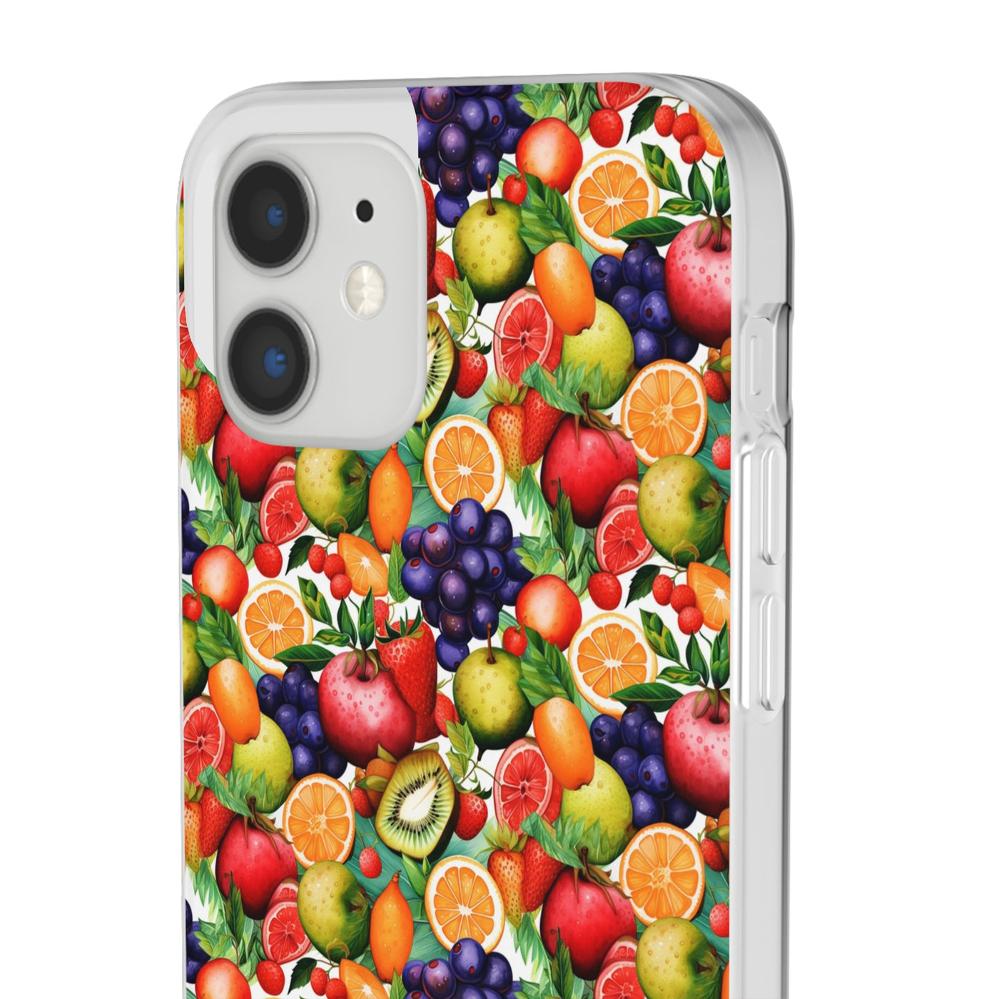 Cute Flexi Phone Cases, Summer Fruit Mix, Compatible with Samsung Galaxy S23, Samsung S22, Samsung S21, Samsung S20, Galaxy S20 Ultra