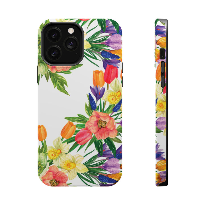 Spring Flowers Magsafe Cute Phone Case for Iphone Gift for Her, iPhone 16 Case iPhone 15 Pro Max Case, Iphone 14, Iphone 14 Pro Max, 13, 12 - Studio40ParkLane