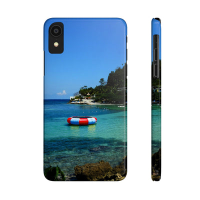 Jamaica Beach Pontoon Slim Cute Phone Cases for Iphone | iPhone 15 Case | iPhone 15 Pro Max Case, Iphone 14, Iphone 14 Pro Max, Iphone 13, 12