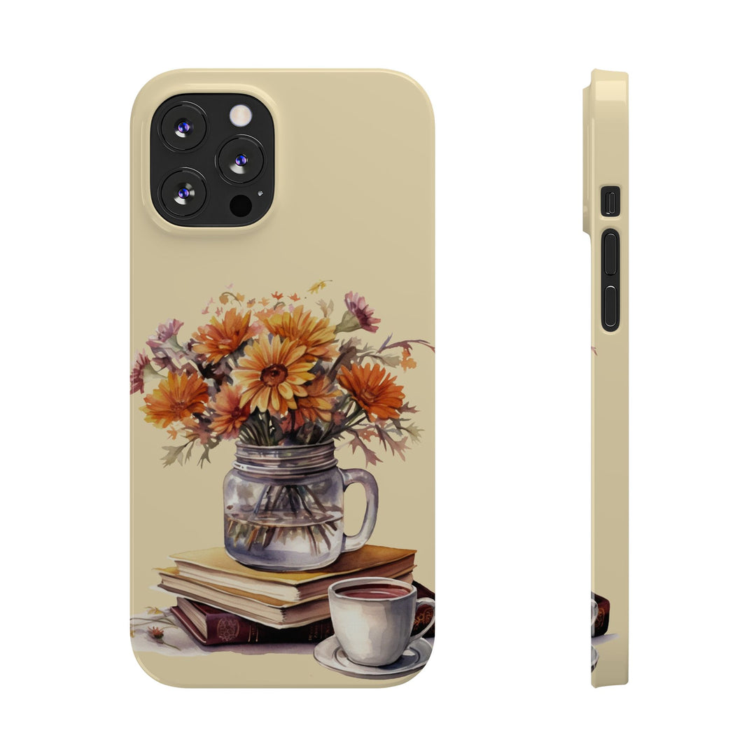 Slim Fall Autumn Leaves Cute Phone Cases for Iphone 16 | iPhone 15 Case | iPhone 15 Pro Max Case, Iphone 14, Iphone 14 Pro Max, Iphone 13, Slim Mom Dad Gift - Studio40ParkLane