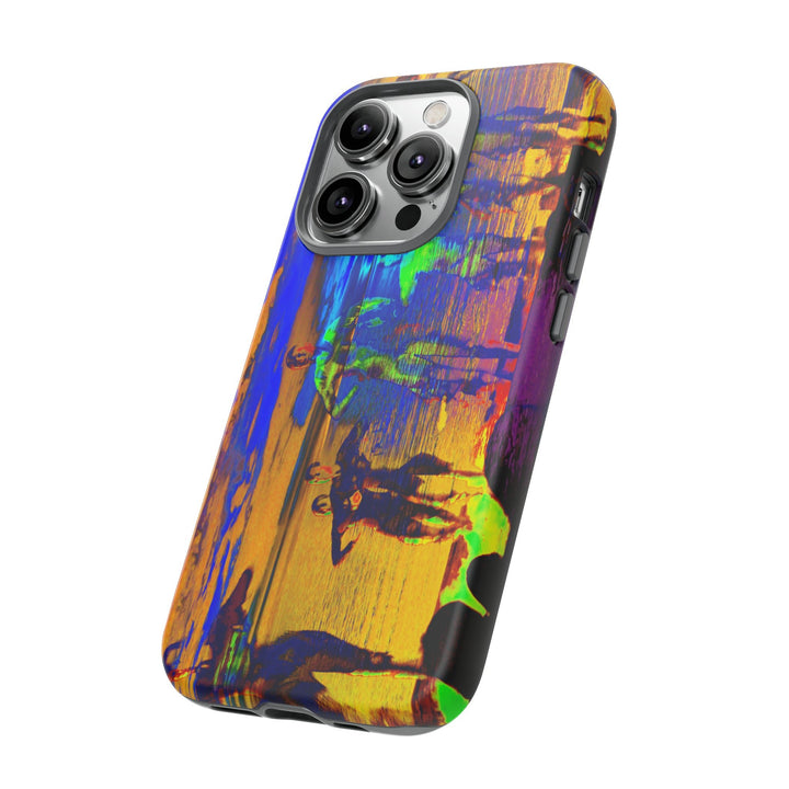 Cute IPhone Case | iPhone 15 Case | iPhone 15 Pro Max Case, Iphone 14 Case, Iphone 14 Pro Max Case IPhone Case for Art Lovers, Sunset Dance Blue Yellow - Studio40ParkLane