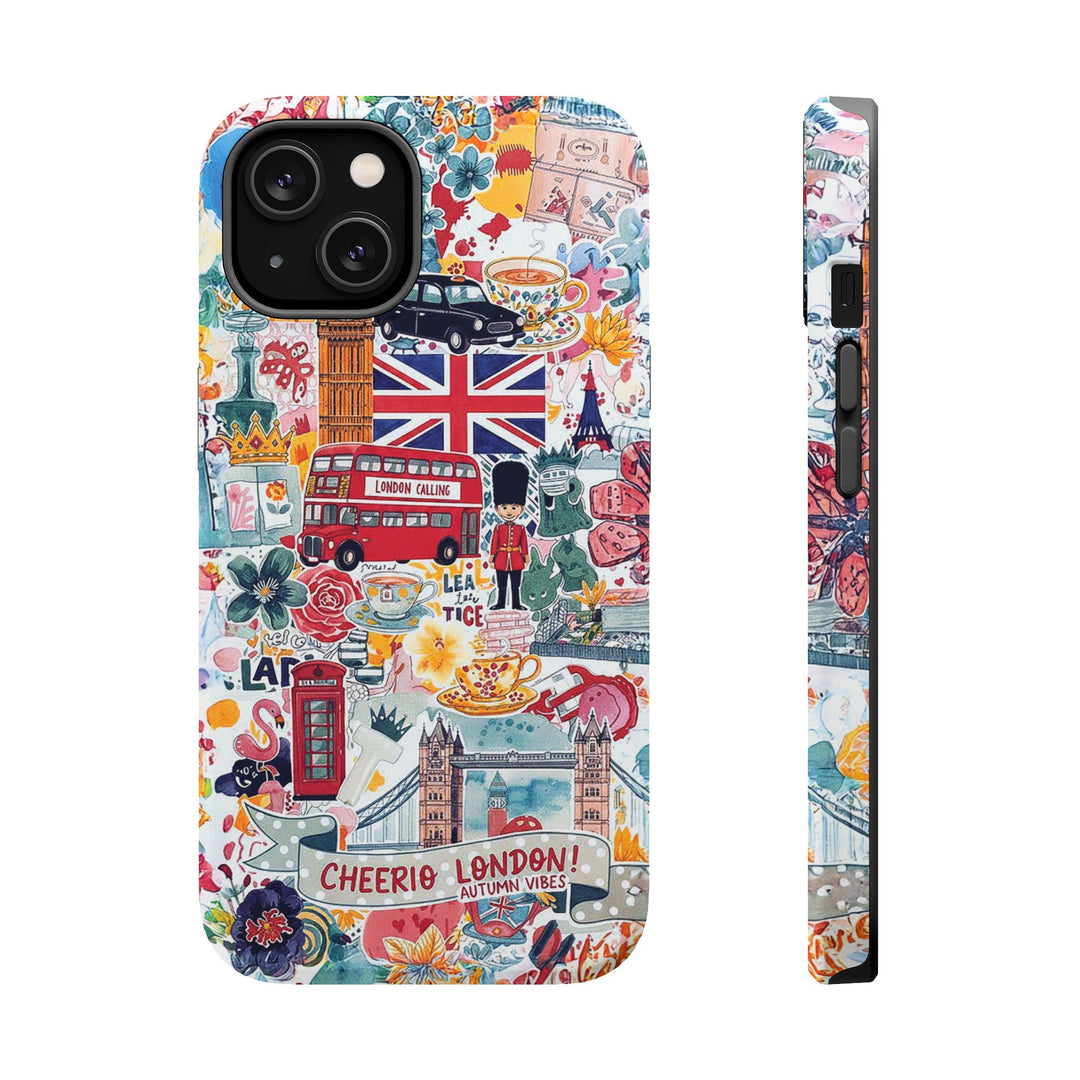 London England Coquette Collage Tough Magsafe Cute Phone Cases for Iphone | iPhone 17 Pro Max Case, Iphone 16, Iphone 15 14 13 12 11 10 9 - Studio40ParkLane