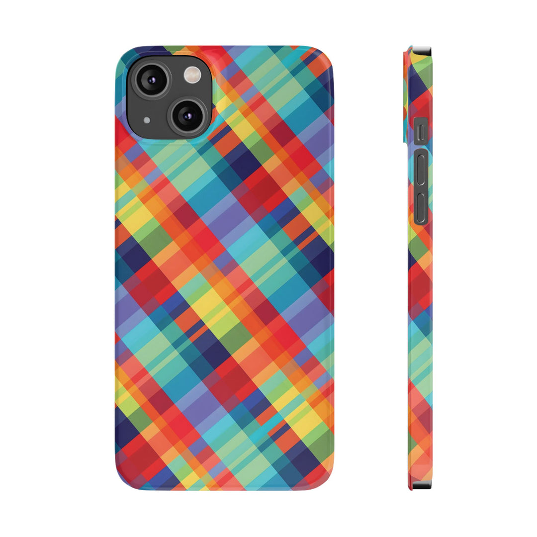 Slim Checkered Plaid Gift for Her Cute Phone Cases for Iphone 16 Pro Max | iPhone 15 Case | iPhone 15 Pro Max Case, Iphone 14, 13, 12, 11, 10, 8, 7 - Studio40ParkLane